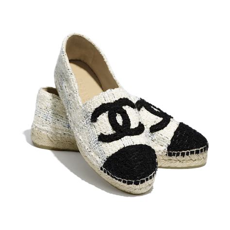 chanel espadrilles made in spain|authentic Chanel espadrilles for sale.